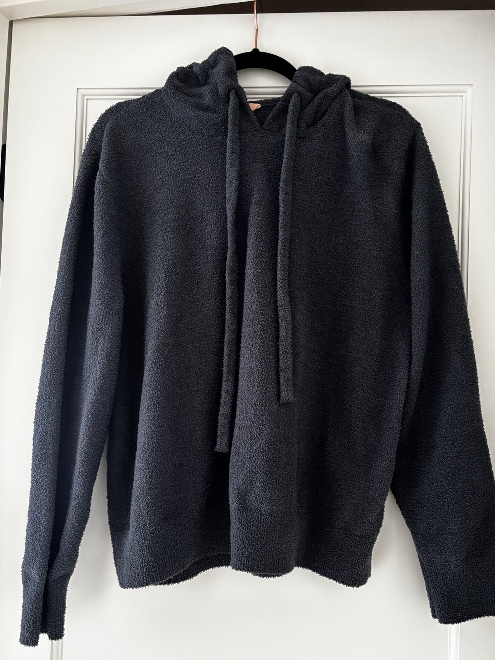 Eberjey Woman’s Hooded Gray Terry Sweatshirt - size L